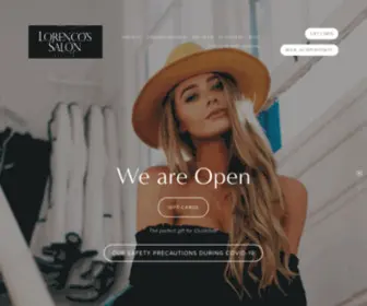 Lorencos.com(Lorenco's Salon) Screenshot