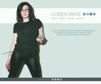 Lorenraye.com(Loren Raye) Screenshot