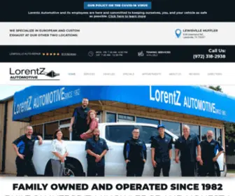 Lorentzautoinc.com(Lewisville Auto Repair) Screenshot