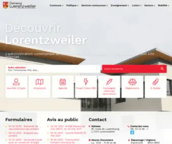 Lorentzweiler.lu(Commune de Lorentzweiler) Screenshot