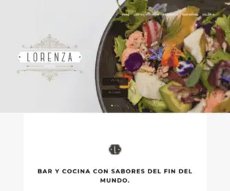 Lorenzabistro.cl(BAR Y COCINA CON SABORES DEL FIN DEL MUNDO) Screenshot