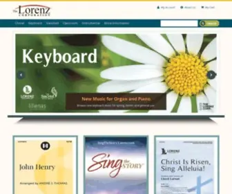 Lorenz.com(The Lorenz Corporation) Screenshot