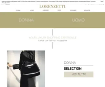 Lorenzettishopping.it(LORENZETTI Your Luxury Shopping Experience) Screenshot