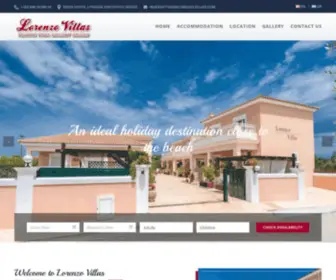 Lorenzo-Villas.com(Zante Villas) Screenshot