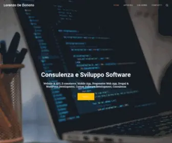 Lorenzodedonato.com(Lorenzo De Donato) Screenshot