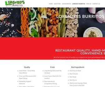 Lorenzosburritos.com(World Famous Burritos) Screenshot