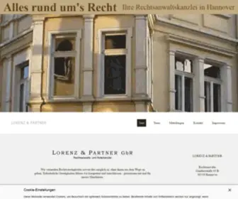 Lorenzpartner.de(LORENZ & PARTNER) Screenshot