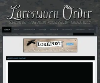 Loresworn.com(FASTPANEL) Screenshot