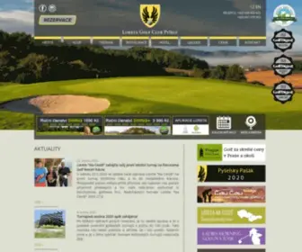 Loretagolf.cz(Loreta Golf Club Pyšely) Screenshot