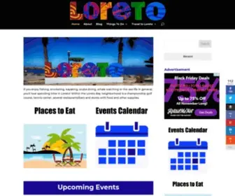 Loreto-Bay-Home-Rental.com(Loreto Mexico Information for Visitors and Residents) Screenshot