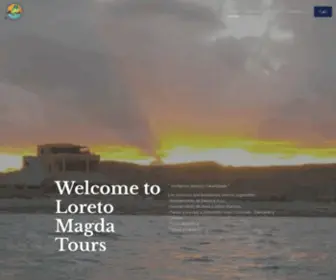 Loretomagdatours.com(Loreto Magda Tours) Screenshot