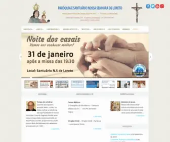 Loreto.org.br(Igreja Nossa Senhora do Loreto) Screenshot