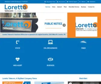 Lorettotel.net(Loretto Telecom) Screenshot