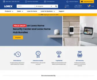 Lorex.com(Security Cameras) Screenshot