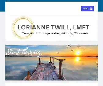 Loriannetwilltherapy.com(Lorianne Twill) Screenshot