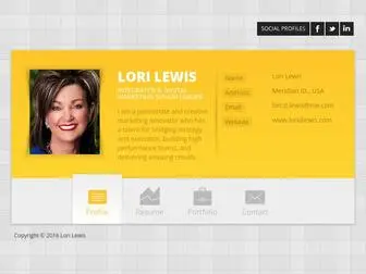 Loridlewis.com(Lori Lewis) Screenshot