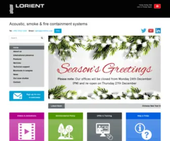 Lorienthk.com(High performance door sealing systems ) Screenshot