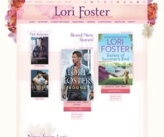 Lorifoster.com(Lori Foster) Screenshot