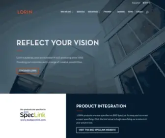 Lorin.com(Lorin Industries) Screenshot