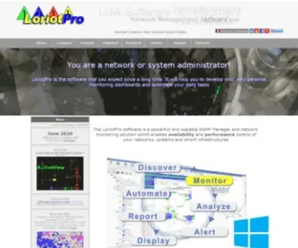 Loriotpro.com(LoriotPro SNMP monitoring software) Screenshot