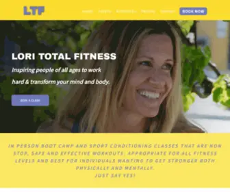 Loritotalfitness.com(Lori Total Fitness) Screenshot