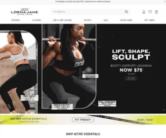 Lornajane.com(Women's Activewear and Workout Clothes) Screenshot