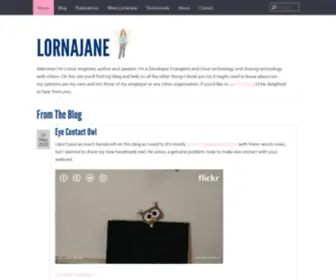 Lornajane.net(Lorna Jane Mitchell's Website) Screenshot