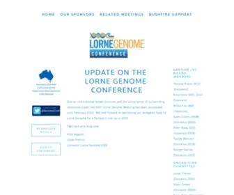 Lornegenome.org(Lorne Genome 2020) Screenshot