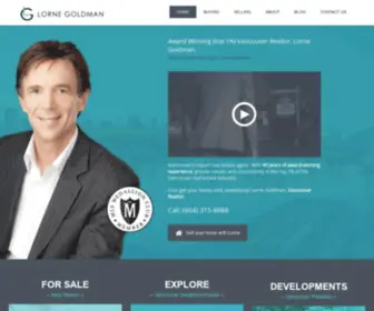 Lornegoldman.com(Vancouver Realtor) Screenshot