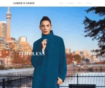 Lornescoats.com(Lorne's Coats) Screenshot