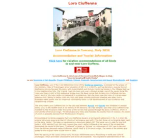 Lorociuffenna.org(Loro Ciuffenna Tuscany Italy) Screenshot