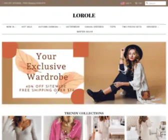 Lorole.com(2021 Brand New Fashion) Screenshot