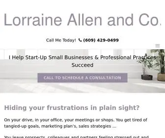 Lorraineallen.com(Simpler solutions are possible. Lorraine Allen and Co) Screenshot