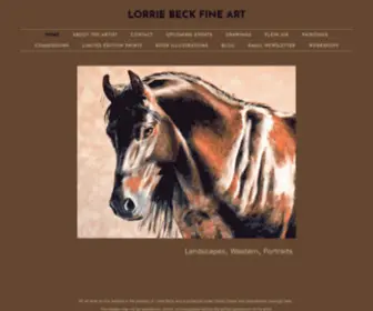 Lorriebeck.com(Lorrie Beck fine art) Screenshot