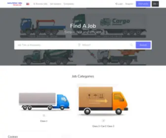 Lorrydriverjobs.com(Only Lorry Driver Jobs) Screenshot