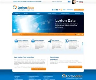 Lortondata.com(Innovative Software Solutions and Services Company) Screenshot