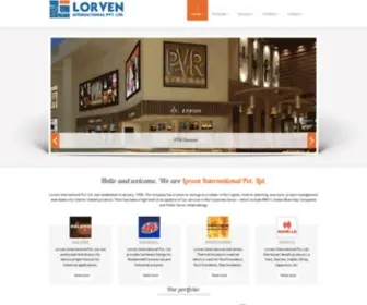 Lorveninternational.com(Multipurpose Responsive Site Theme) Screenshot