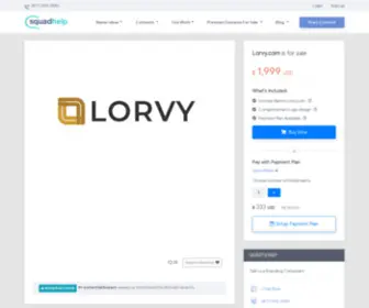 Lorvy.com(Lorvy) Screenshot