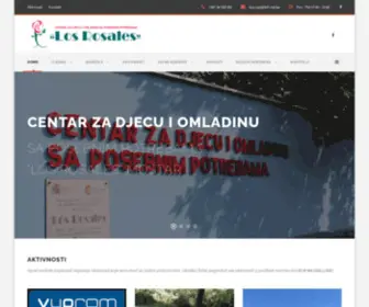 Los-Rosales.com(Centar za djecu i omladinu sa posebnim potrebama) Screenshot