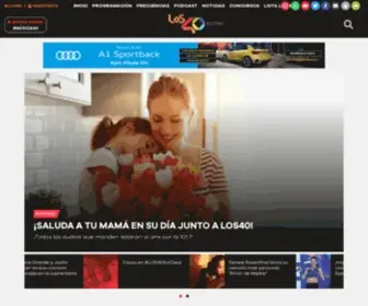 Los40.cl(LOS40 Chile) Screenshot