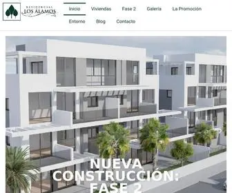 Losalamosdesanjuan.es(Casas de obra nueva en San Juan de Alicante) Screenshot