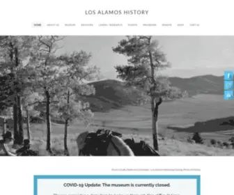 Losalamoshistory.org(LOS ALAMOS HISTORY) Screenshot