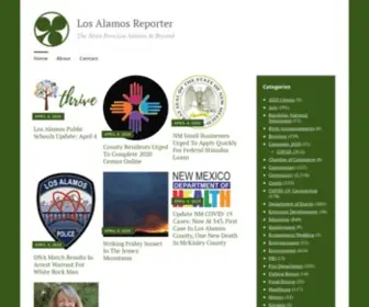 Losalamosreporter.com(The News from Los Alamos & Beyond) Screenshot