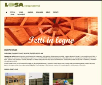 Losalegnami.com(Legno per edilizia) Screenshot