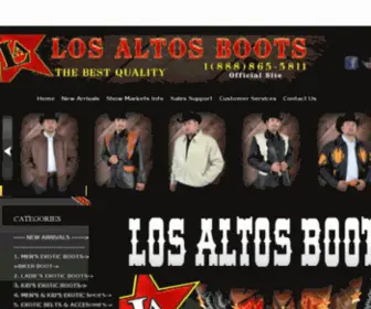 Losaltosboots.com(Los Altos Boots .com) Screenshot