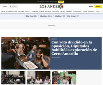 Losandes.com.ar(Los Andes) Screenshot