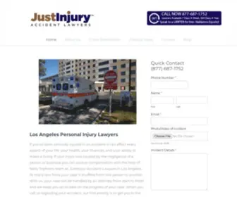 Losangeles-Injurylawyers.com(Los Angeles Personal Injury Lawyer) Screenshot