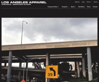 Losangelesapparel-Imprintable.net(Los Angeles Apparel) Screenshot