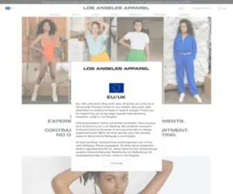 Losangelesapparel.eu(Los Angeles Apparel) Screenshot