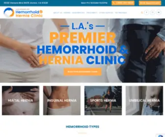 Losangeleshemorrhoidclinic.com(Hemorrhoid and Hernia Clinic) Screenshot